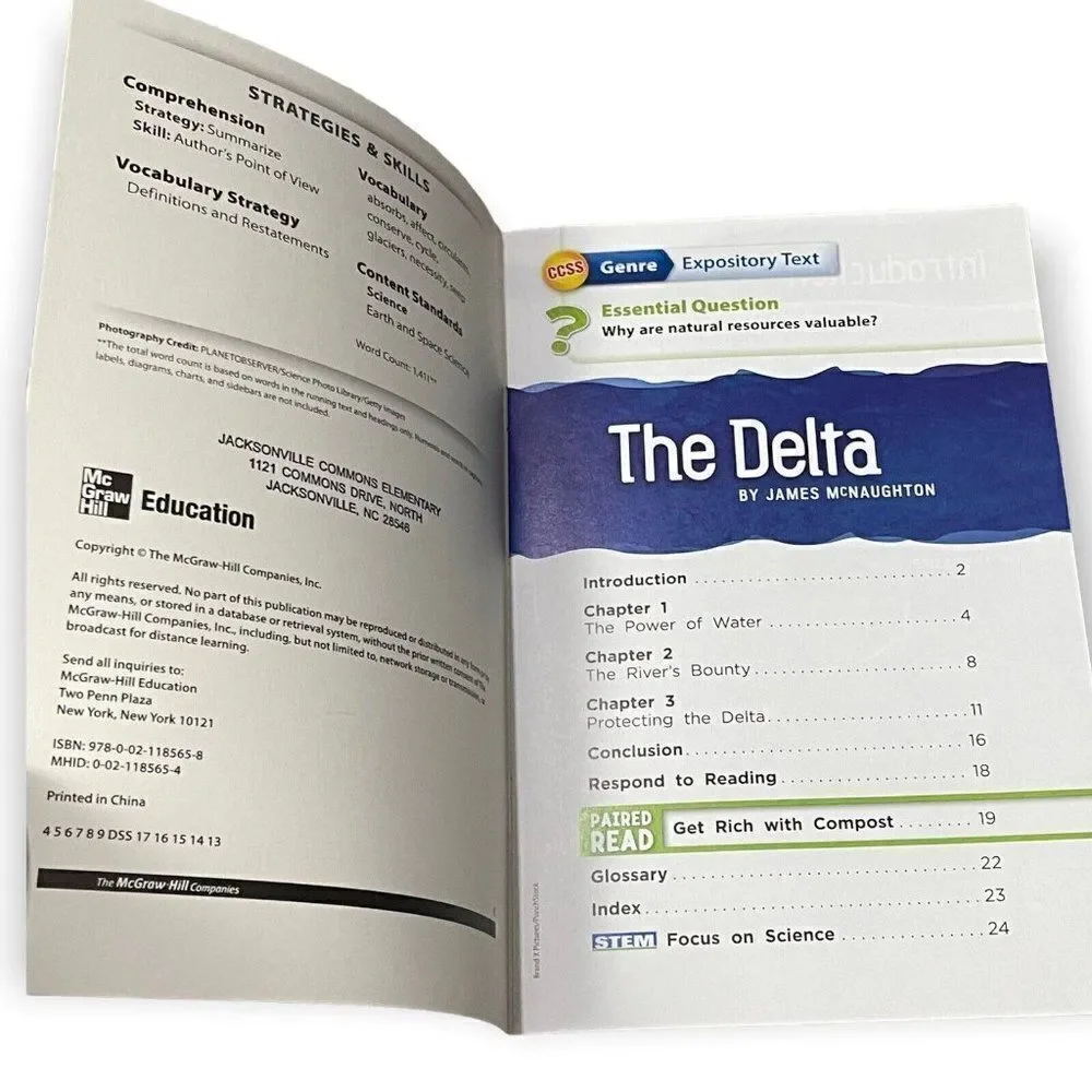 The Delta By James McNaughton Children Educational Book McGraw-Hill Companies